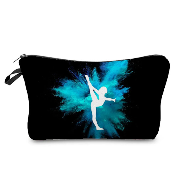 Sminkväska Mode Skollärare Gåva Rytmisk print Kosmetisk väska Originaldesign Kvinnlig Resetoalettartiklar Organizer hz6621 Cosmetic Bag
