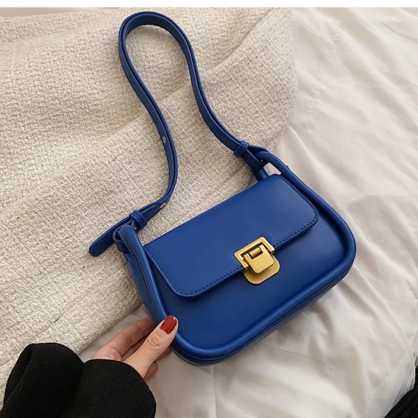 Lyxmärke Klein Blue Crossbody-väskor för kvinnor Modedesign Underarm Kvinna Axelväska Kvinnlig Handväska och plånböcker Nyhet Klein blue