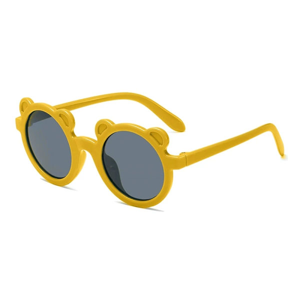 2023 Mode Runda Barn Solglasögon Klassiska Söta Flickor Pojkar Barn Solglasögon UV400 Skyddsglasögon Baby De Sol Gafas A-yellow