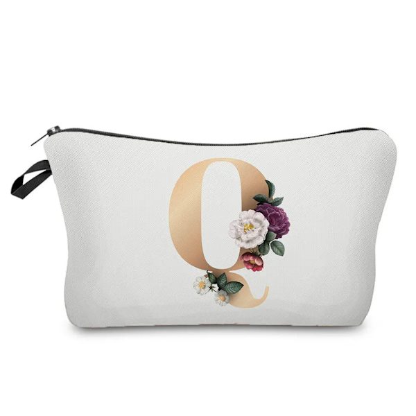 Brudtärna Sminkväskor Brev Print Kosmetikväskor Bröllopsfest Sminkväska Toalettartiklar Organizer Dam Clutch Presenter hz3402