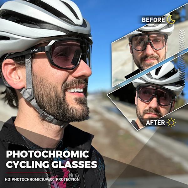 SCVCN Photochromic Cykelsolglasögon Sport Mode Cykelglasögon UV400 Löpfiske MTB Cykelracing Cykelglasögon 2023 01 photochromic lens 1lens no box