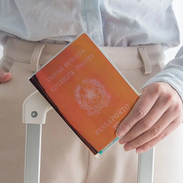 Rese holografiskt pass Hållare ID-kort Case Cover Credit Organizer Protector