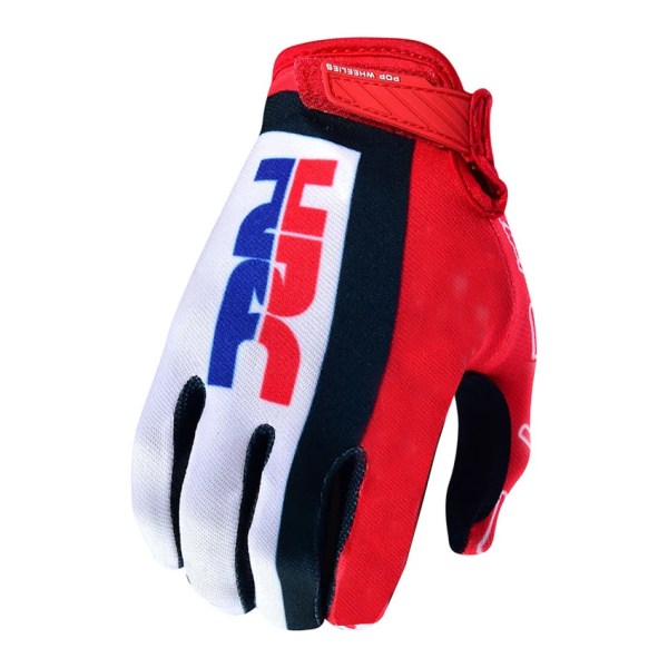 2021 Cykellopp Air Mesh Handskar Motocross Dirt Bike BMX Cykling Ridning MTB Motorcykel Sport Dirtpaw Motorcykel Handske Red L