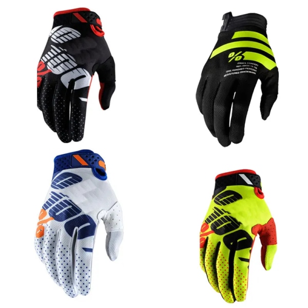 NYA Mtb Mountain Bicycle Handskar Motorcykel Racing Handskar MX Motocross Handskar Full Black-Green--02--100 S