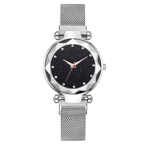 WOKAI Dam Magnetic Luxury Dam Klockor Mode casual Diamond Kvinnlig Quartz Armbandsur Relogio Feminino Zegarek Damski 12 Di(.156)
