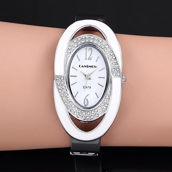 Montre Femme Kreativ Lyx Kvinnor Strass Watch Mode Kvinna Watch Watch Damski Kvinnlig Klocka Red