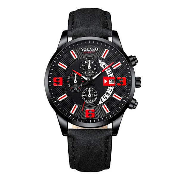 Mode Herrklockor Watch rostfritt stål Mesh Bälte Kvartsklocka Herr Business Casual Läderarmband Watch relogio masculino As Shown 4