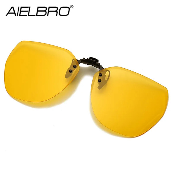 AIELBRO polariserade solglasögon med klämma Vandring Köra Cykling Receptbelagda glasögon Dam Photochromic Solglasögon för män Night Vision