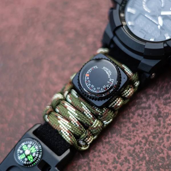 SHIYUNME Män Militär Watch Utomhus Kompass Tidslarm LED Digitala klockor Män Vattentät Quartz Clock relogio masculino camouflage Khaki box