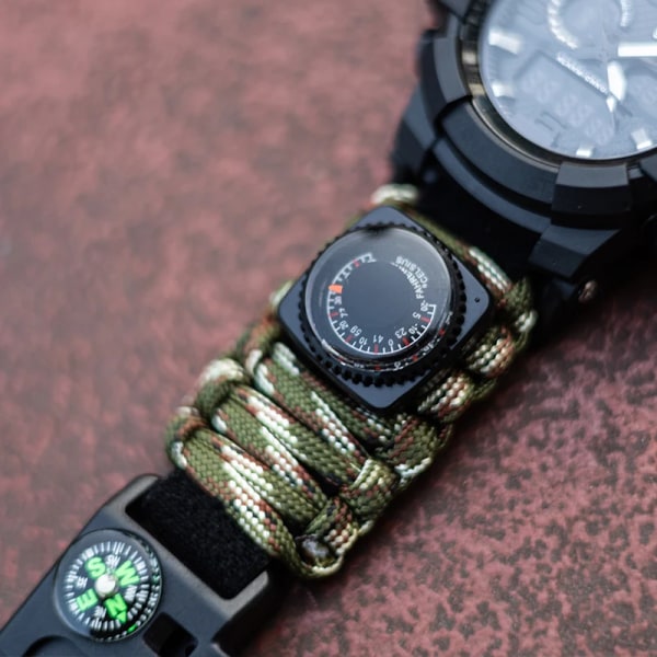 SHIYUNME Män Militär Watch Utomhus Kompass Tidslarm LED Digitala klockor Män Vattentät Quartz Clock relogio masculino red with box