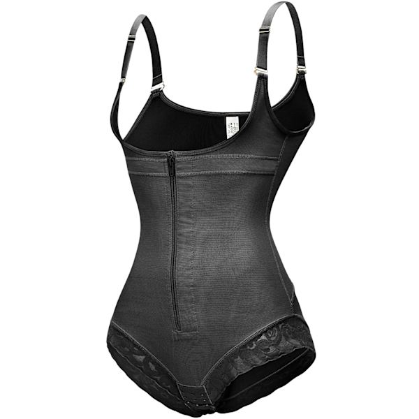 Body Shapewear Kvinnor Magen Slimming Slida Fajas Colombianer Postpartum Shaper Waist trainer Korsett Body Reduktiv görd Black XXXL