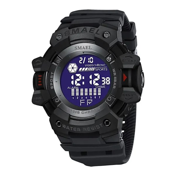 2023 LED digital watch för barn Sport Vattentäta klockor Pojke Flicka Watch Elektronisk klocka Relojes Elektroniska klockor Black