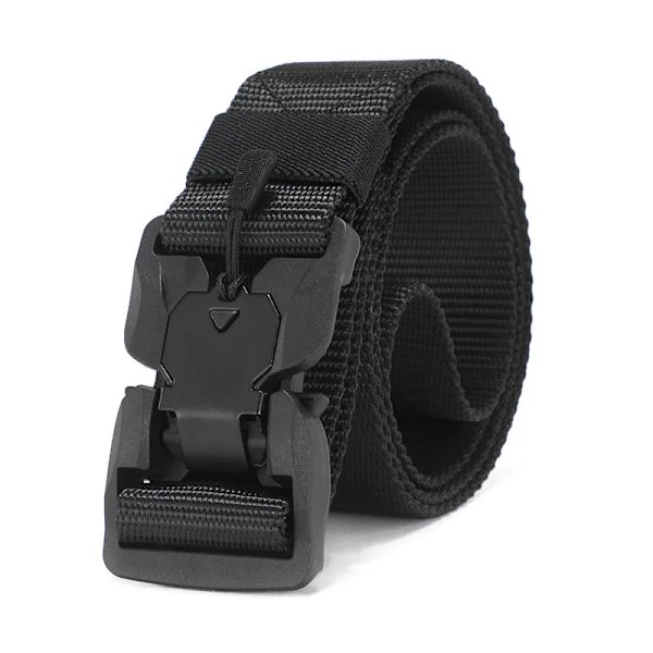 Nytt nylon för män Army Taktiskt bälte Molle Militär SWAT stridsbälten Knock Off Emergency Survival Waist Tactical Gear ship BLACK2 125cm