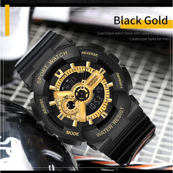 SANDA Rose Gold Vit Sport Damklockor Mode LED Digital Watch Dam montre homme Relogio Feminino dourado 2020 Nyhet MEN COLOR 4