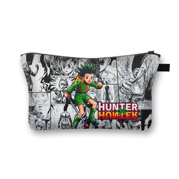 Anime HUNTERxHUNTER Cosmetic Case Hunter X Hunter Dam Sminkväskor HXH Killua Zoldyck Gon Freecss Chrollo Lucilfer Cosmetic Bag shzbhuntercw02