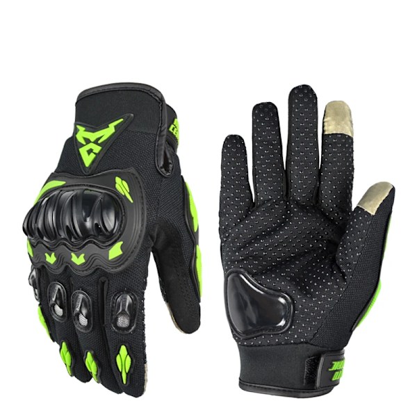 Motocentric Sommar Motorcykelhandskar Herr Helskärm Touchscreen Off Road Motocross Racing Guantes Moto Mountain Cykelhandskar Green L