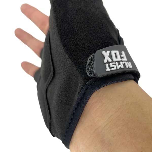 Almst Fox Summer Riding Cykelhandskar Motocross Herr Dam Rider Gel Half Finger Handskar Andas Sport MTB Bike Handskar Black M