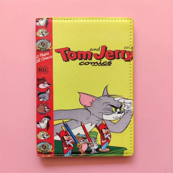 Tecknad Kalle Anka Cover för pojkar Case för barn Söt korthållare Cover Nya presenter passport cover(.1152)