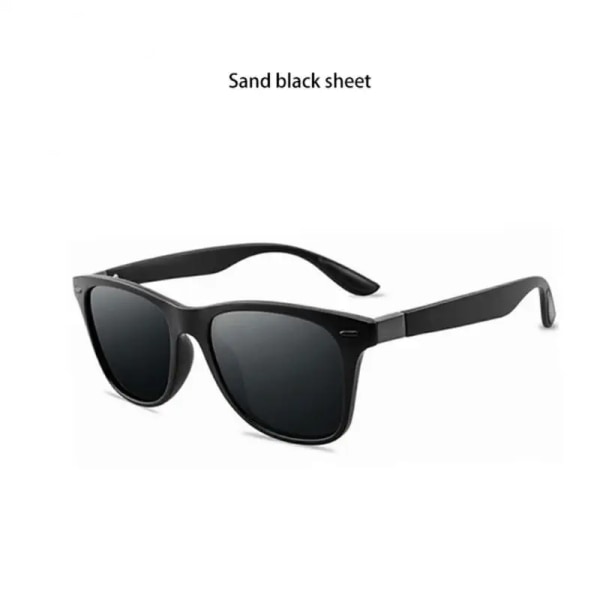 Polaroid Solglasögon Unisex Man Goggle Square Plast Gafas De Sol Klassiskt mode Svarta nyanser UV400 Type 2