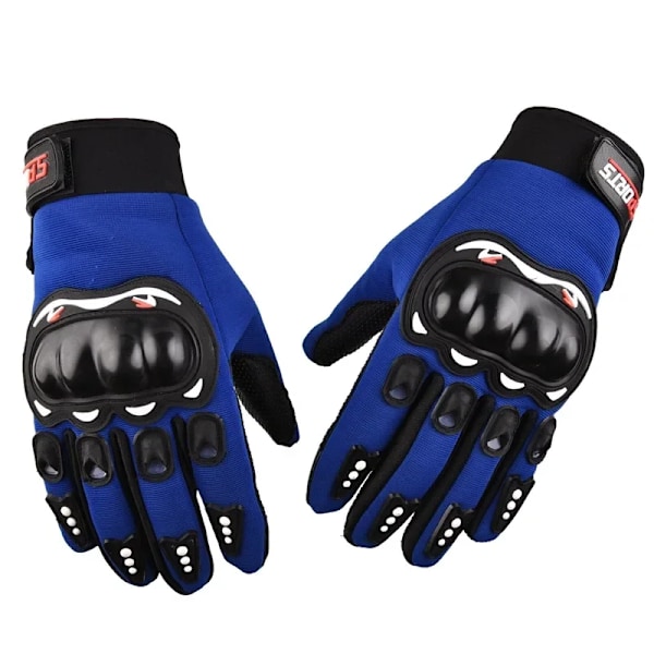 Motorcykelhandskar Andningsbara Hel Finger Racinghandskar Utomhussport Skydd Åkning Cross Dirt Bike Handskar Tillbehör Half finger red