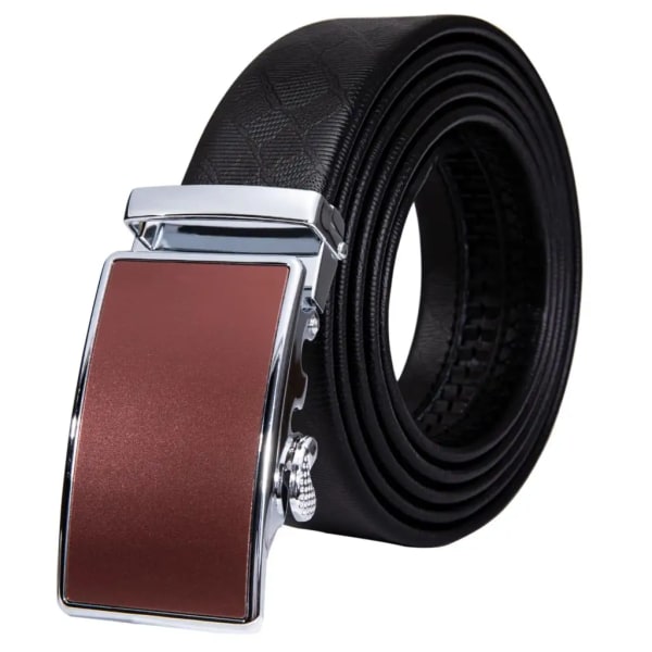 2019 Herrbälten Lyxigt nötskinnsbälte för män Mode Automatiskt spänne för jeans Man cintos DK-0089 D-2178 110cm