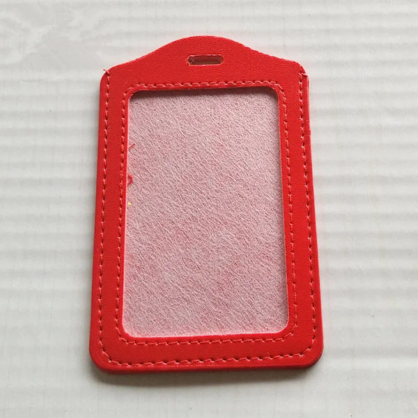 eTya Tecknad Söt Silikon kreditkortshållare Kvinnor Män Barn Student Utdragbar Badge Rulle ID Namn Bus Card Badge Hållare Red(.2594)