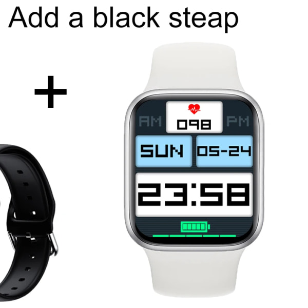 Smart Watch Series 8 W58 W59 W38 W28 Pro Smartwatch Dam Herr NFC Vattentät BT Call Heartrate Monitor IWO För Apple Android WHSs add BKSs W58
