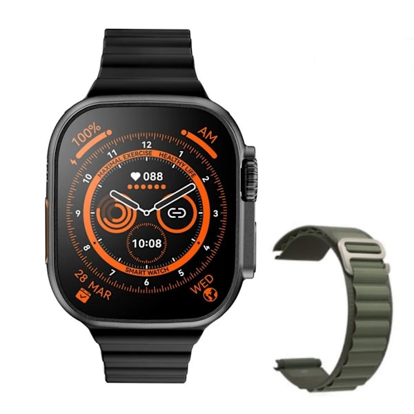 49 mm för Apple Watch Ultra 8 Smartwatch Smart Watch Herr Dam Series NFC Bluetooth Call Wireless Charge Fitness Waterproof Watch black and lvNL