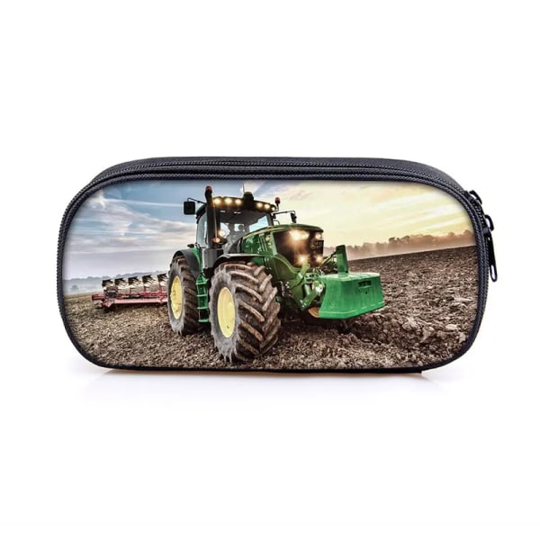 Farm Tractor Print Kosmetisk case Pennväska Pojkar Flickor Stationär väska Barn Case Barn Pennlåda Skolmaterial Väskor dqbbftractor08cw