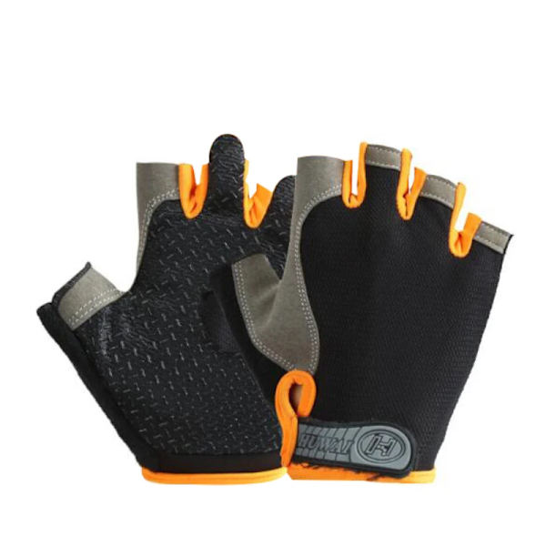 Halvfinger Cykelhandskar Andas Cykelhandskar Andas Män Kvinnor Half Finger Handskar Cykel Sporthandskar Bracer M