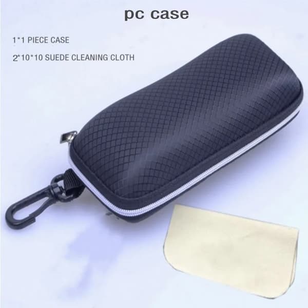 Polariserte UV400 Speil Solbriller Menn Kvinner For Menn Oculos de sol black PC CASE
