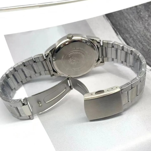Orient watch rostfritt stål stor urtavla vattentät watch Importerad urverk med lysande watch Silver