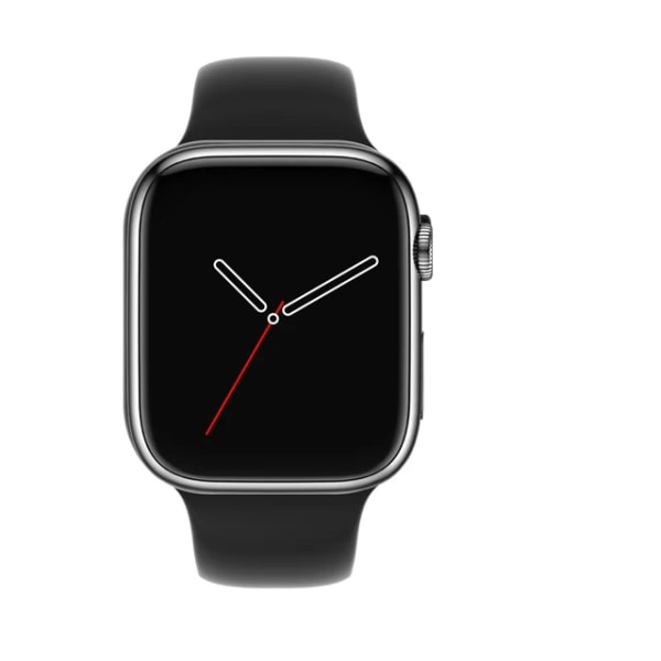 NY Smart Watch Series 8 HD-skärm Sport Puls Blodtryck Fitness Tracker Bluetooth Call Herr Dam Smartwatch för Apple Black