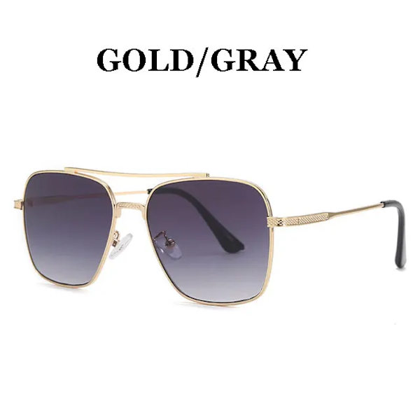 2022 Fashion Flight Seven 007 Rock Style Gradient Pilot Solglasögon för män Fyrkantiga lyxiga varumärkesdesign Solglasögon Oculos De Sol 17340 C3 UV400