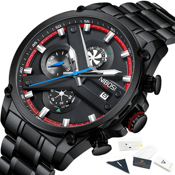 NIBOSI Herrklockor Toppmärke Lyx Sport Watch för män Vattentät Auto Date Julklapp Herrklocka Watch Masculino with original box-06