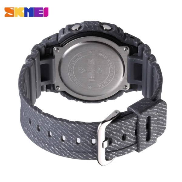 SKMEI 1471 5Bar vattentät väckarklocka Cowboy Militär modeklockor relogio masculino Watch Män Digital watch Green camouflage