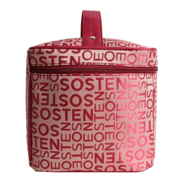 Extra stor kapacitet Kvinna Kosmetiska väskor Stora resor Toalettväska Bokstavsmönster Nödvändigt Organizer Sminkväska Förvaring ZL100-D 2 small Cosmetic Bag