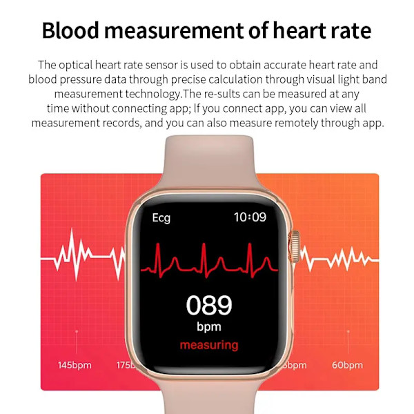 LIGE Smart Watch For Dam Full Touch Screen Vattentäta Klockor Sport Fitness Tracker Herr Smartwatch Bluetooth Ring Reloj Mujer grey