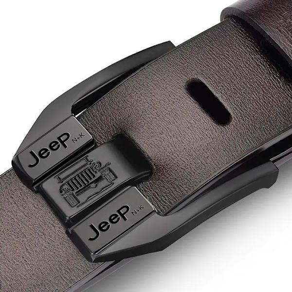 Män högkvalitativt bälte i äkta läder Lyxiga designerbälten för män Modeband för män manliga jeans för man Cowboy P305-Brown 115CM