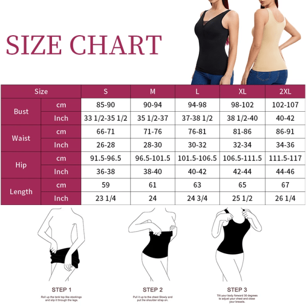 Damer Slimming Body Shaper Väst Shaper Slimming Magkontroll Linne Väst Bodysuits Shapewear Mage Midja Korsett Gördel White L