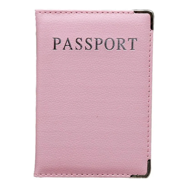 PU-läder cover Söt visitkortshållare Fodral för reseplånbok Ryska Nederländerna Case Kvinnor Rosa Organizer Handväska 1PC