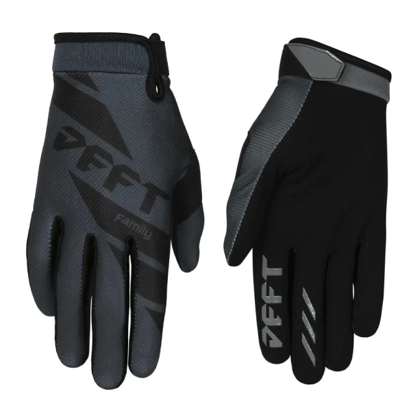 2020 Full Fingers RACING-handskar Motocross AM Bike Gloves MTB Mountain Bike Moto Motorcykel DH Cykelcykelhandskar Black M