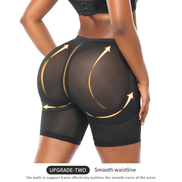 Body Shaper Damer Shapewear Control Trosor Butt Lifter No Pad Underkläder Butt Lifting UP Charmiga Curve Shapers Black L