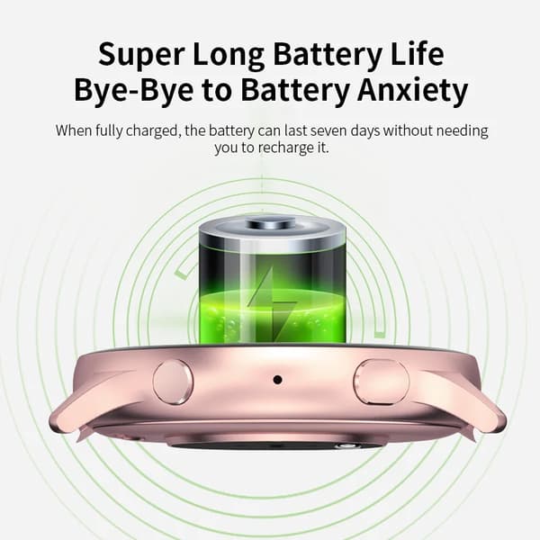 LIGE Bluetooth Samtal Smart Klocka Kvinnor Män 1.32  \" Silica gel 04 Bluetooth call watch