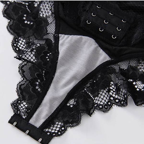 One Piece Sexig Spets Volang Tight Skinny Dam Body Shaper Underkläder Shapewear Kvinnlig Waist trainer Mage Platta korsetter Black 3XL