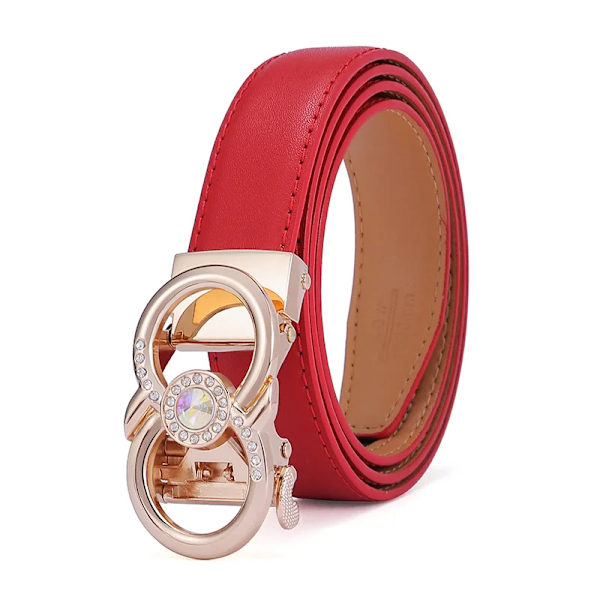 BISONDENIM 2022 New Fashion Classic äkta kohudsläderbälten för kvinna Lyxigt designermärke Bälte Automatiskt spänne Automatic buckle238 one size