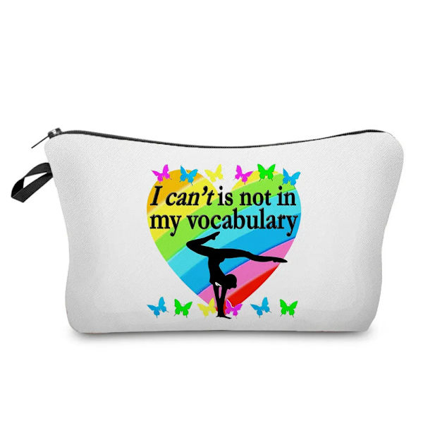 Sminkväska Mode Skollärare Gåva Rytmisk print Kosmetisk väska Originaldesign Kvinnlig Resetoalettartiklar Organizer hz6626 Cosmetic Bag