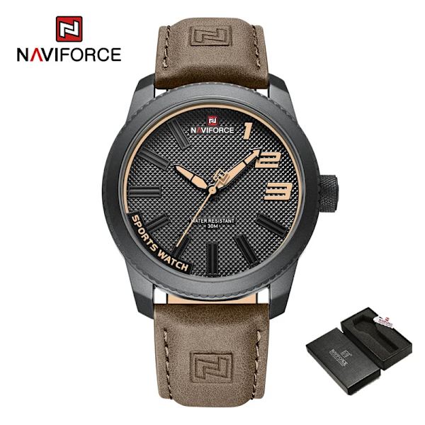 100% Original NAVIFORCE watch för män 2022 Ny Quartz Sport Vattentät klocka Mode Lyx högkvalitativt manligt watch BYBN-BOX