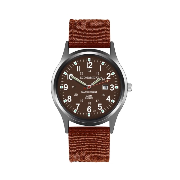 Märke Klockor Herrmode Date Timmar Relogio Masculino Barato Erkek Saat Montre Homme Lyx Reloj Hombre Military Clock B