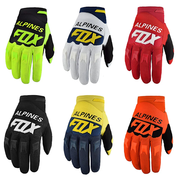 100% Alpines Fox Herr Sommar Motorcykelhandskar Mountainbike Downhill Dirt Cykel Cykelhandskar Dh Mtb Bmx Motocross Åkning Red S